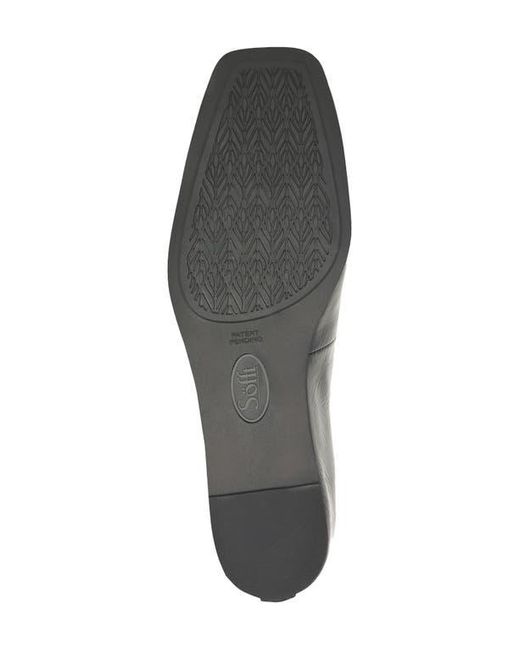 Söfft Blue Poppy Square Toe Flat