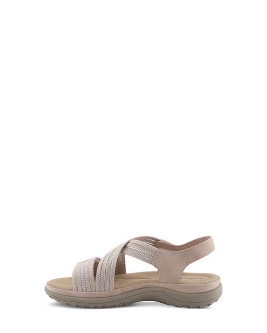 Flexus by Spring Step Gray Crossbeam Sandal