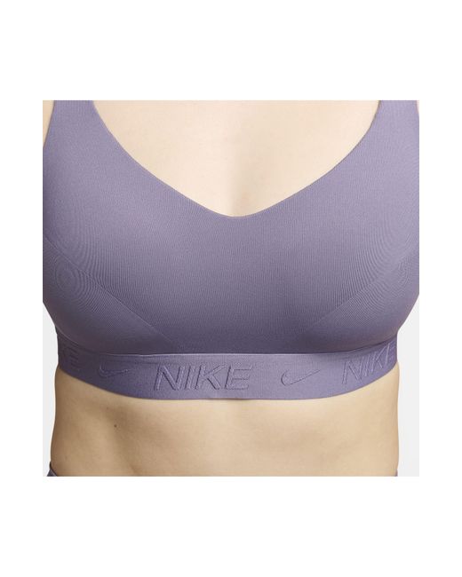 Nike Purple Indy Dri-fit High Support Sports Bra