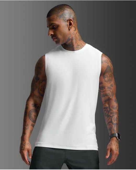 2xu Gray Signature Tank for men
