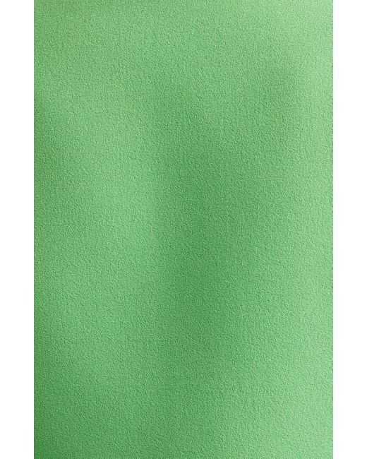 Emilia Wickstead Green Lizette Crop Wool Jacket