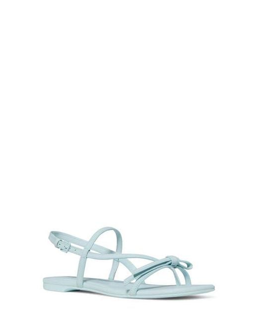 Kate Spade White Loop Ankle Strap Sandal