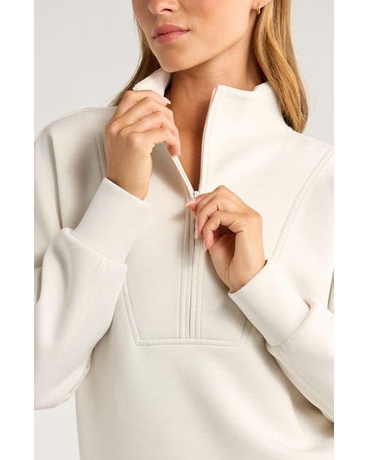 Zella Natural Ultrasoft Half Zip Pullover