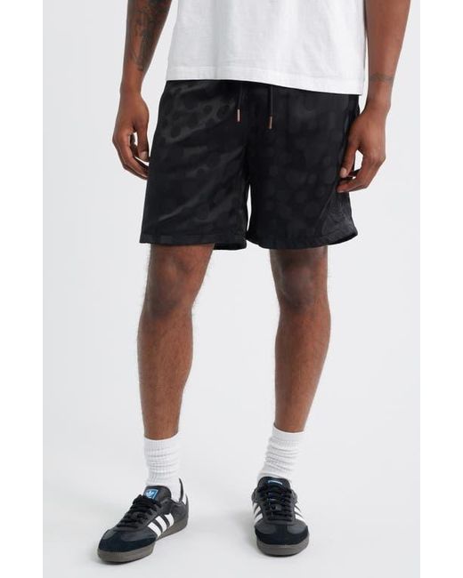 Honor The Gift Black Polka Dot Drawstring Shorts for men