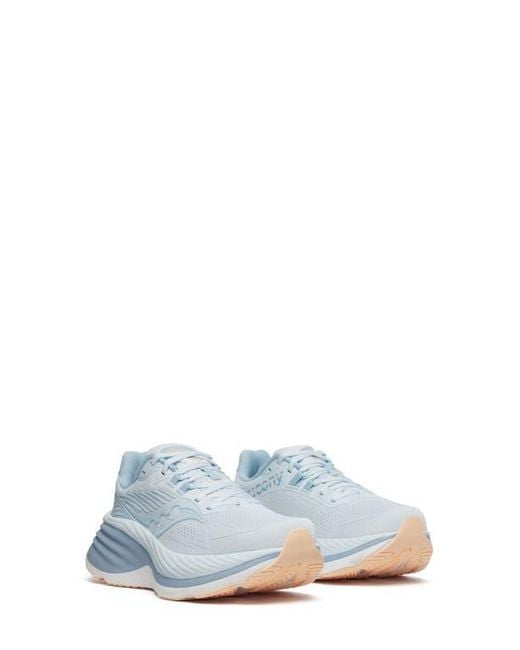 Saucony White Hurricane 24 Running Shoe