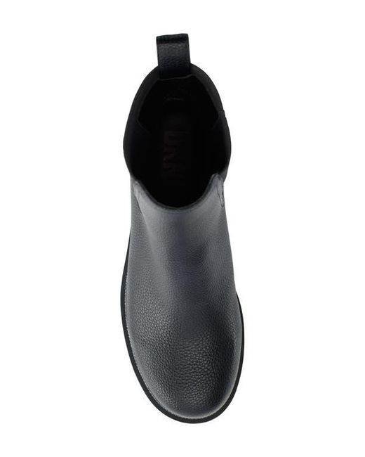 DKNY Black Rick Platform Chelsea Boot