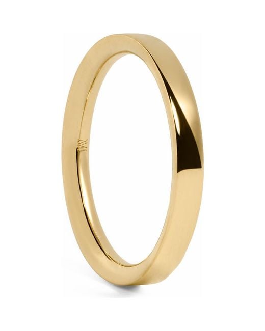 Monica Vinader Metallic Essential Stacking Ring