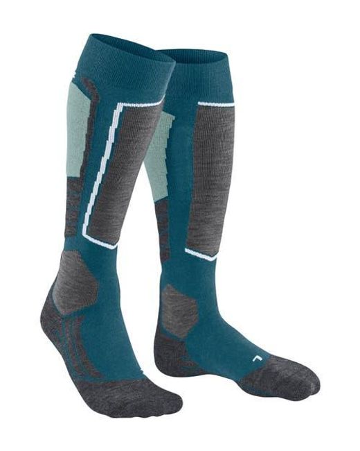 Falke Blue Sk2 Intermediate Ski Socks