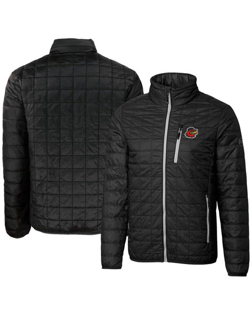 Cutter & Buck Black Rochester Red Wings Rainier Primaloft Eco Insulated Full-zip Puffer Jacket At Nordstrom for men
