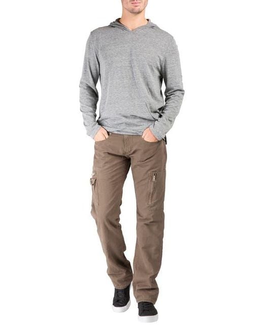 Level 7 Natural Cargo Jeans for men