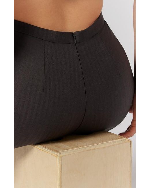 Aam The Label Black The Wool Wide Leg Pant For Full Hips And Thighs