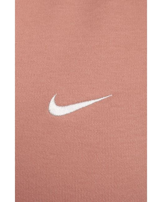 Nike Red Essentials Stretch Crop Polo
