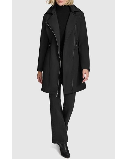 Andrew Marc Black Saylor Soft Shell Parka