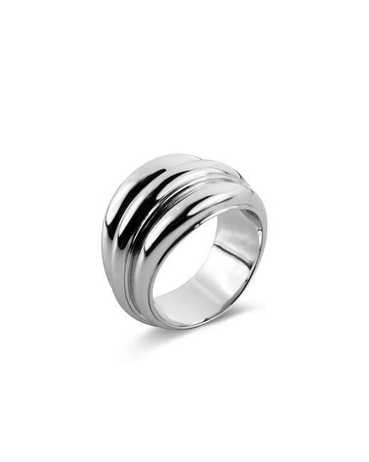 Retro Chic Metallic Ostuni Ring
