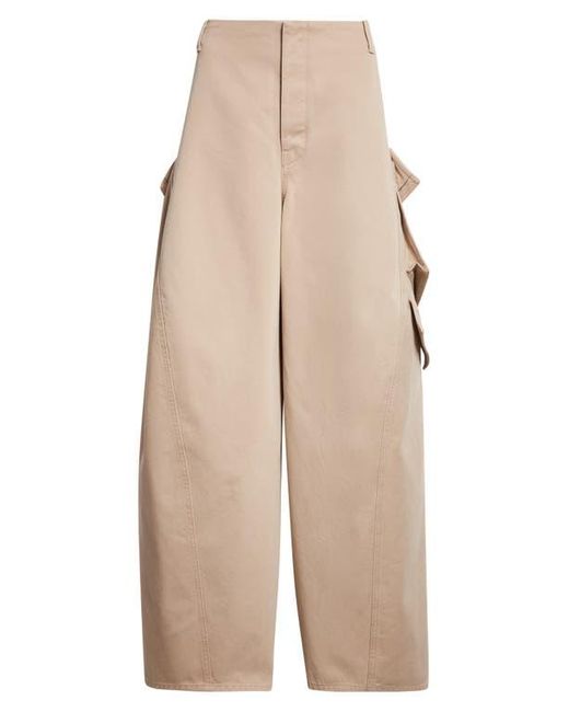 Alaïa Natural Round Cargo Pants