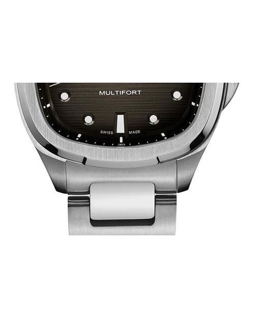MIDO Metallic Multifort Square Automatic Bracelet Watch, 35Mm
