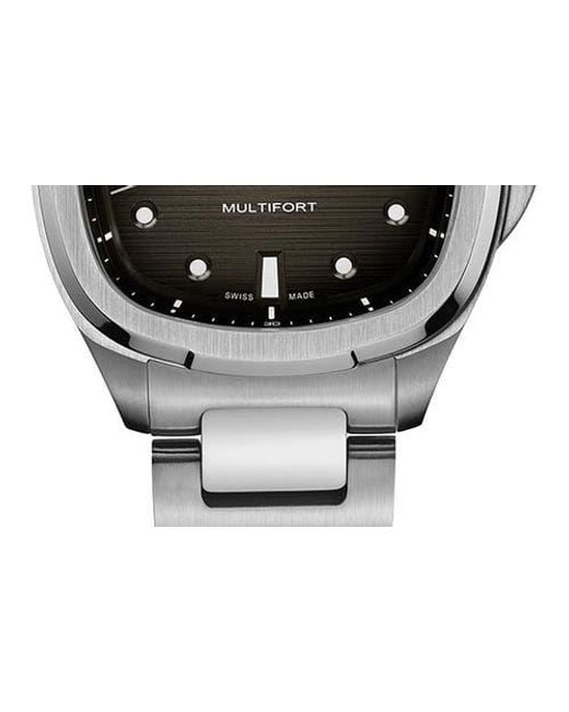 MIDO Metallic Multifort Square Automatic Bracelet Watch, 40Mm