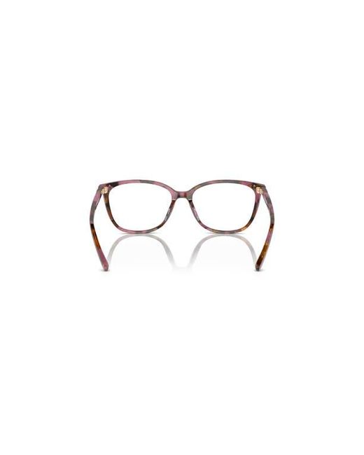 Michael Kors Brown 55Mm Rectangle Optical Glasses