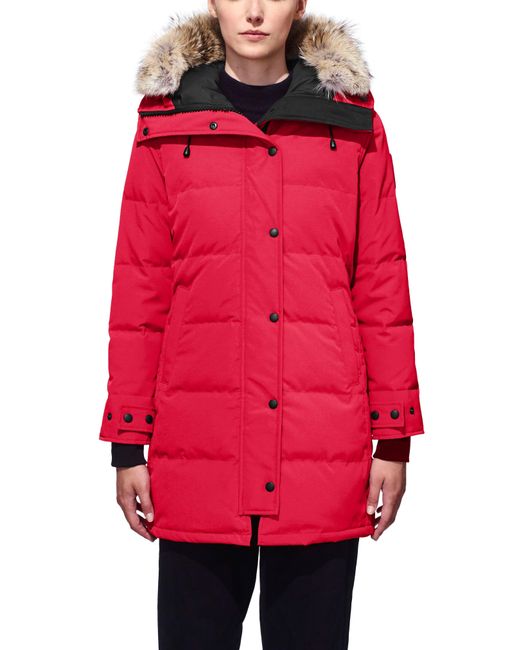 Canada Goose black Fur-Trim Shelburne Parka | Harrods UK