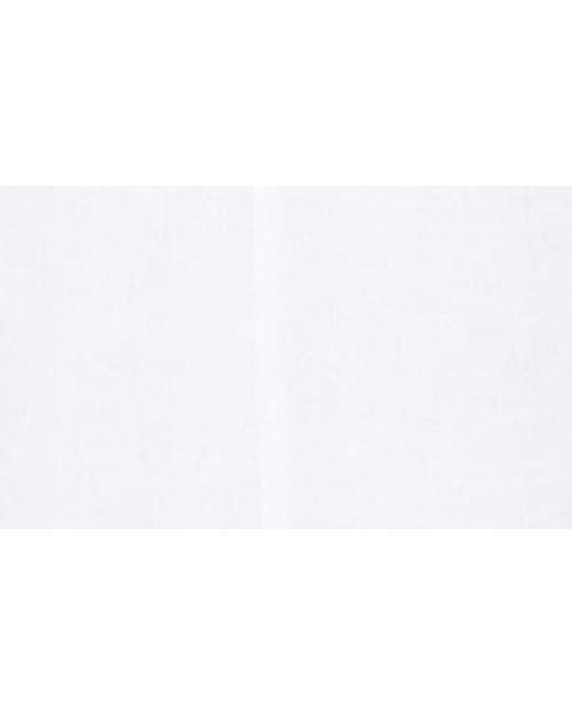 Marina Rinaldi White Tema Sleeveless Linen Dress