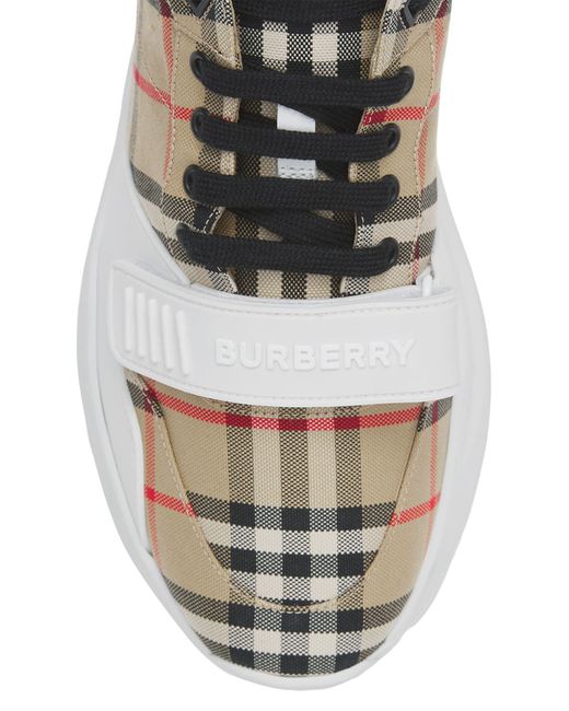 Burberry Multicolor New Regis Check Sneaker for men