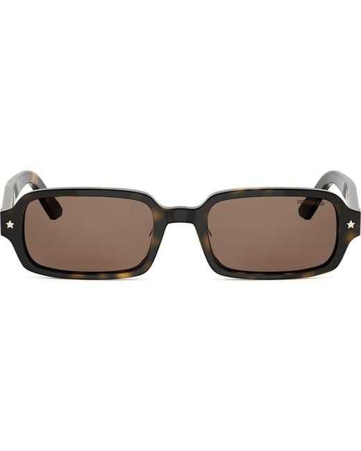 Dior Brown Pacific S3I 52Mm Rectangular Sunglasses
