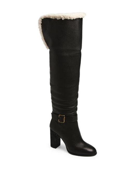 Jeffrey Campbell White Nestle Knee High Boot