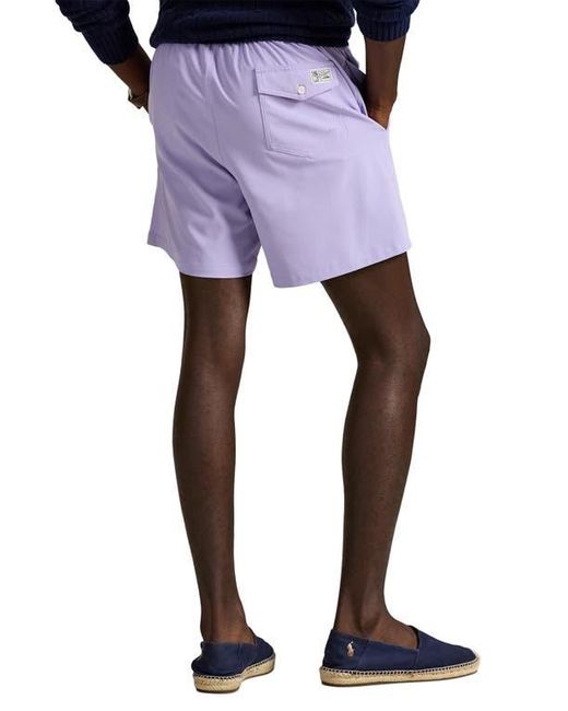 Polo Ralph Lauren Blue Traveler Swim Trunks for men