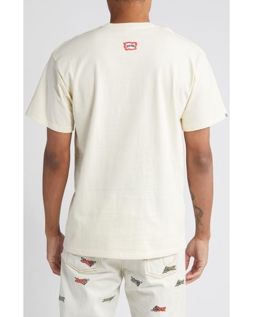 ICECREAM White Pebbles Cotton Graphic T-shirt for men