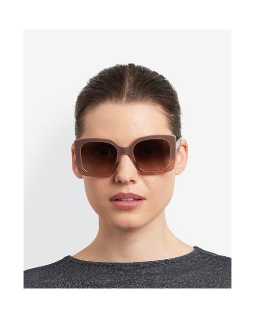 Stuart Weitzman Brown 53Mm Gradient Square Sunglasses