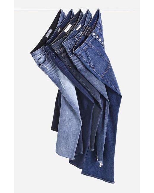 PAIGE Blue Hoxton Skinny Jeans