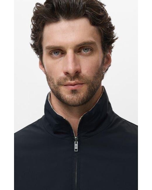 Mango Blue Reversible Water Repellent Jacket for men