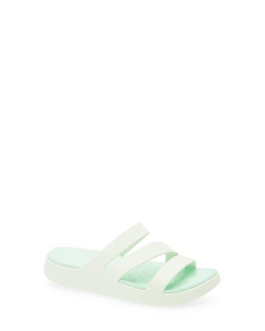 CROCSTM Green Getaway Strappy Slide Sandal