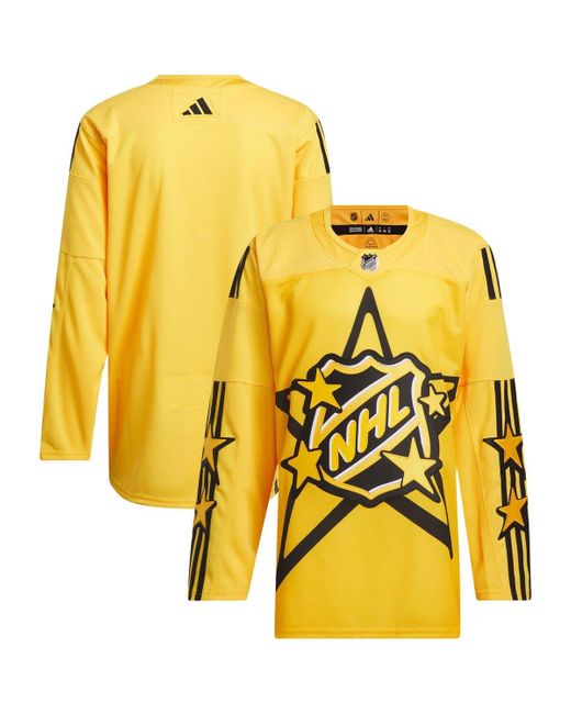Adidas 2024 Nhl All-star Game X Drew House Yellow Primegreen Authentic Jersey At Nordstrom for men