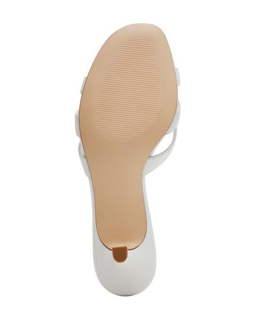 Steve Madden White Cary Heeled Sandal
