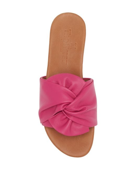 The Flexx Pink Knotty Slide Sandal