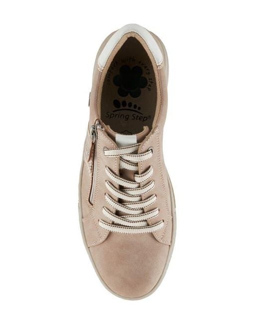 Spring Step Pink Jamia Water Resistant Sneaker