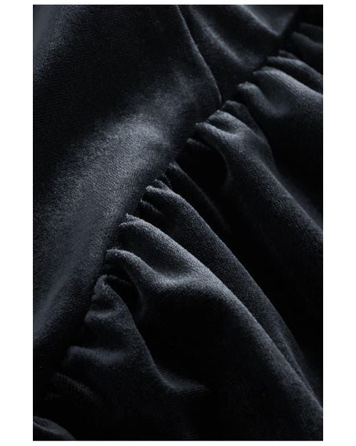 Next Black Sleeveless Velvet Minidress