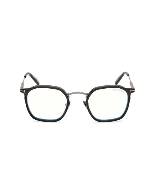 Tom Ford Multicolor 50Mm Round Light Blocking Glasses for men