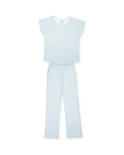 Lila and Hayes Blue Marcia Pajama Pant Set
