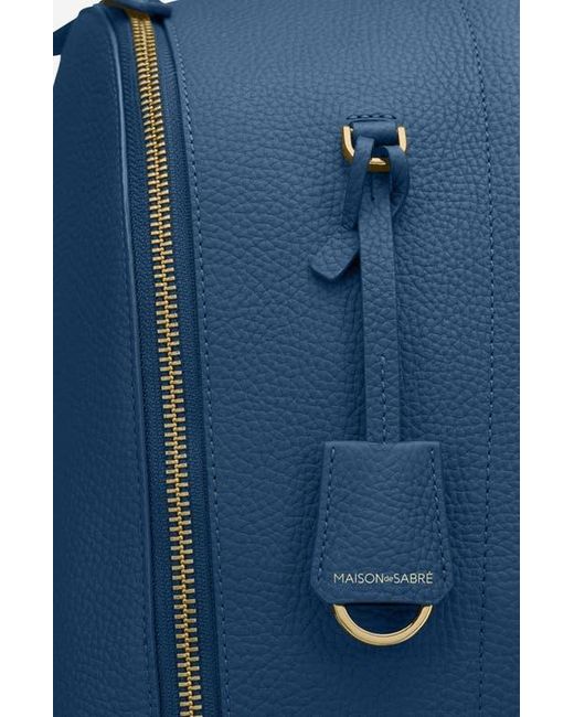 Maison De Sabre Blue Leather Backpack