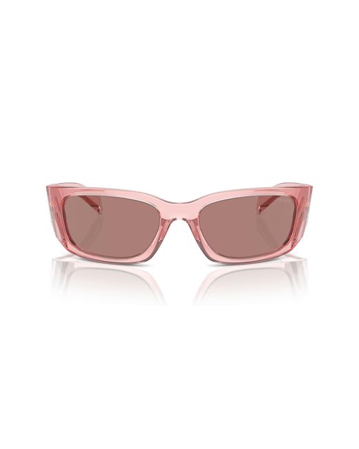 Prada Pink 60mm Symbole Butterfly Sunglasses for men