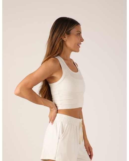 Softflex White Take It Easy Bra