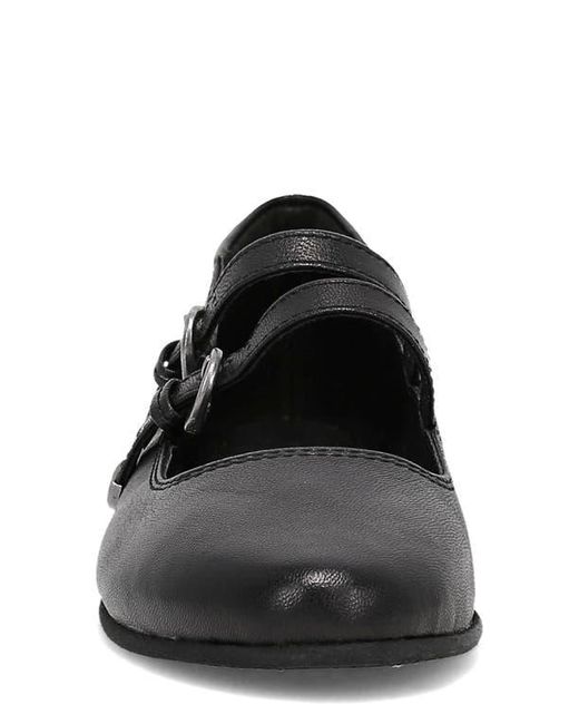 Frye Black Carson Mary Jane Flat