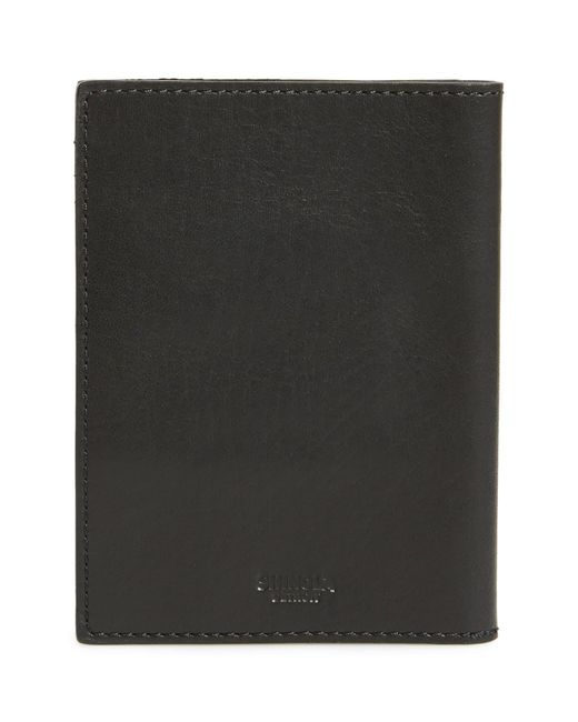 Shinola Leather Passport Wallet in Black for Men Lyst