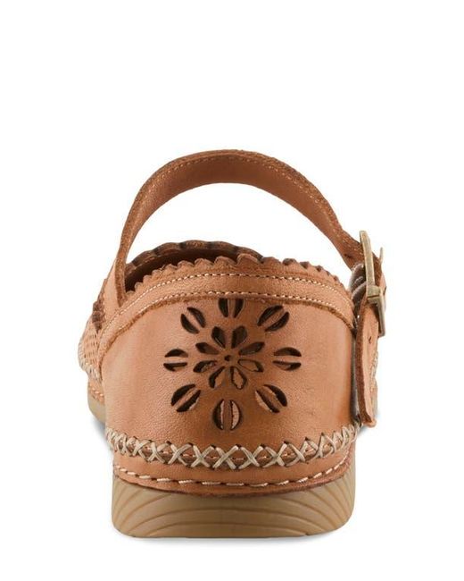 Spring Step Brown Zabelle Mary Jane Flat
