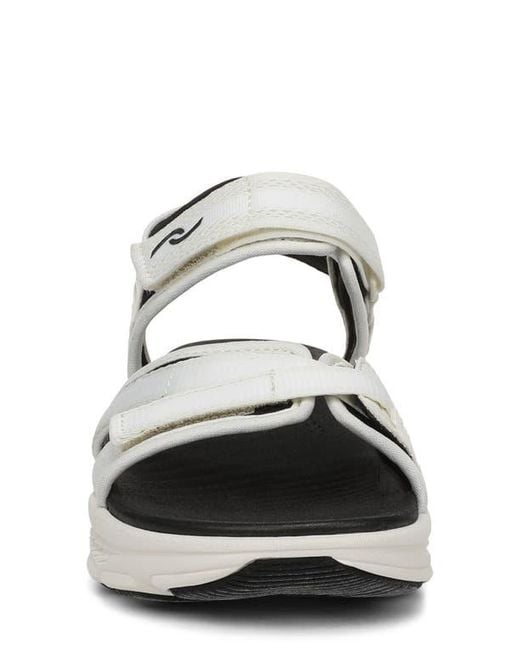 Ryka White Devomax Sandal