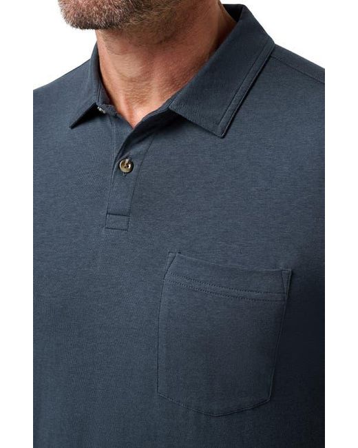 Travis Mathew Blue The Cloud Polo for men