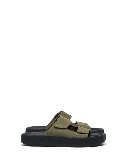 Veja Brown Etna Slide Sandal