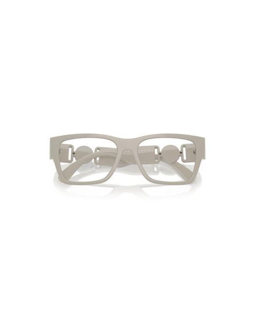 Versace Metallic 53Mm Square Optical Glasses for men